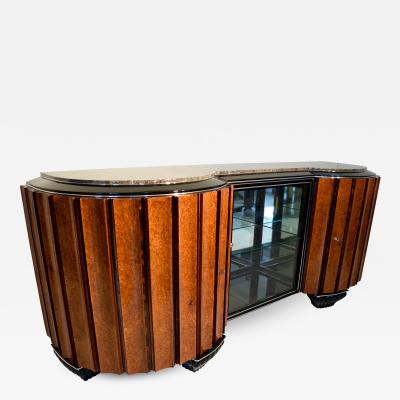 Big Art Deco Sideboard Amboyna Root and Rosewood ca 1925