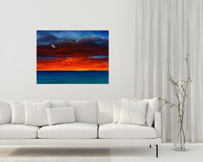 Big Island Flash Contemporary Giclee Print by Dario Campanile