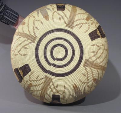 Bila Membora Parrots Toucans Basket by Bila Membora Panama Rainforest Basket