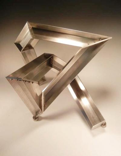 Bilhenry Walker Tioga Tabletop Sculpture in Aircraft Aluminum by BilHenry Walker 2006
