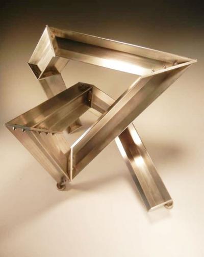 Bilhenry Walker Tioga Tabletop Sculpture in Aircraft Aluminum by BilHenry Walker 2006