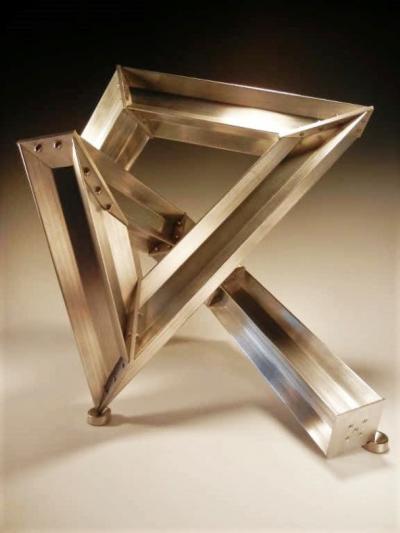 Bilhenry Walker Tioga Tabletop Sculpture in Aircraft Aluminum by BilHenry Walker 2006