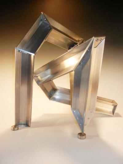 Bilhenry Walker Tioga Tabletop Sculpture in Aircraft Aluminum by BilHenry Walker 2006
