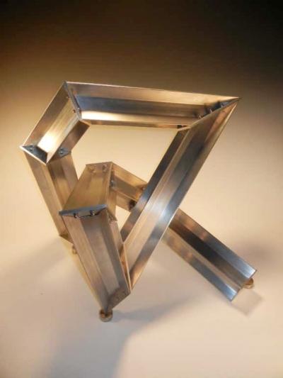 Bilhenry Walker Tioga Tabletop Sculpture in Aircraft Aluminum by BilHenry Walker 2006