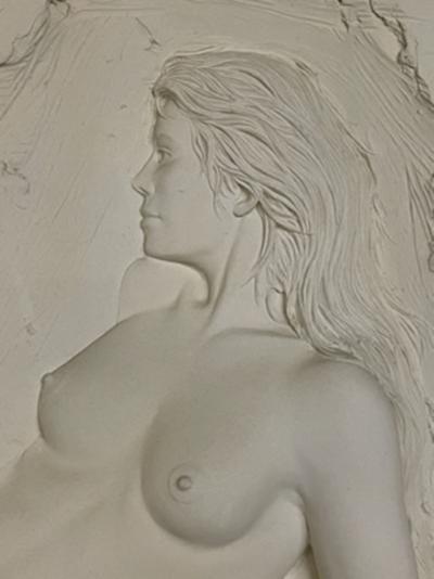 Bill Mack 3D Figural Wall Sculpture Reflection Monumental in Size Nude