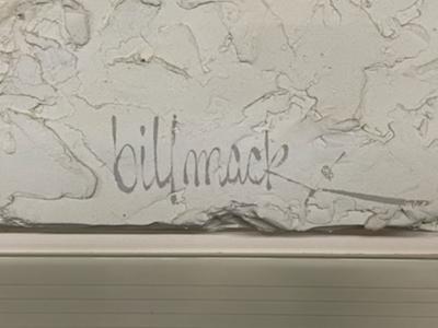 Bill Mack 3D Figural Wall Sculpture Reflection Monumental in Size Nude