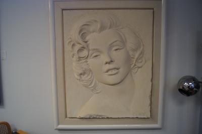 Bill Mack Bas Relief of Marilyn Monroe by Bill Mack