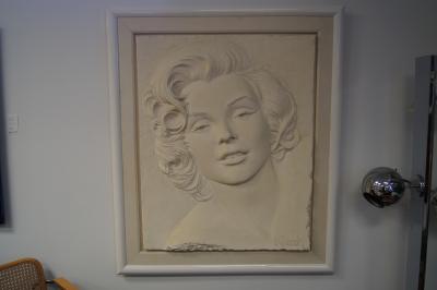 Bill Mack Bas Relief of Marilyn Monroe by Bill Mack