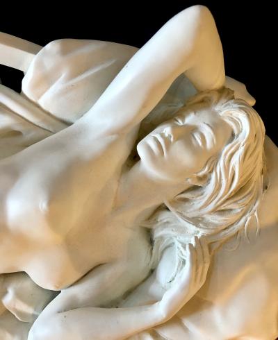 Bill Mack Tranquility Sculpture Bronze with White Patina
