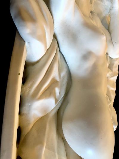 Bill Mack Tranquility Sculpture Bronze with White Patina