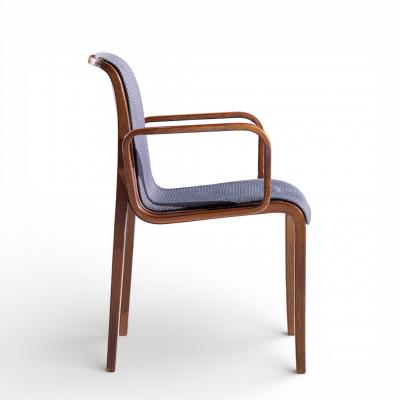 Bill Stephens Bill Stephens for Knoll Mid Century Bentwood Dining Chairs Set of 8