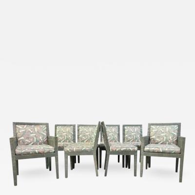 Billy Baldwin Exquisite Set of Eight Dining Chairs by Billy Baldwin for Bielecky Brothers