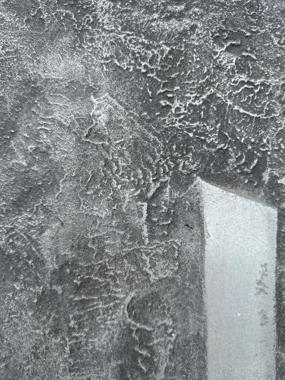 Billy Joe Mccarroll David Gillespe Cast Aluminum Brutalist Door Panel with Handle