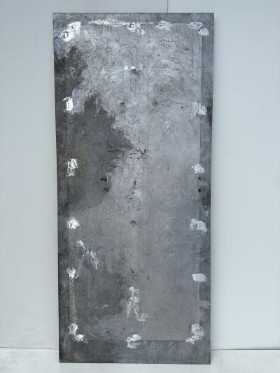 Billy Joe Mccarroll David Gillespe Cast Aluminum Brutalist Door Panel with Handle