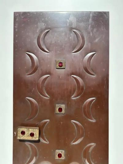 Billy Joe Mccarroll David Gillespe Mid Century Copper and Bronze Door Panel