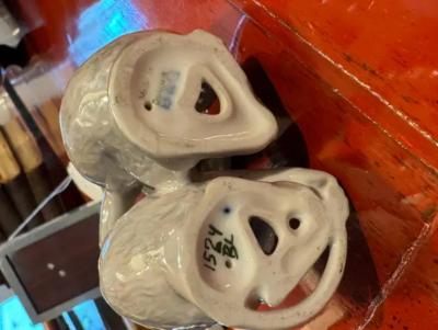 Bing Grondahl porcelain Monkey Figurines