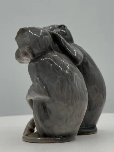 Bing Grondahl porcelain Monkey Figurines