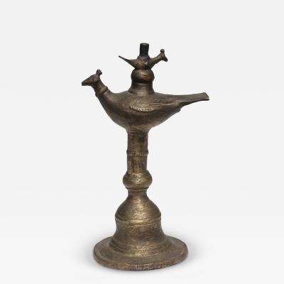 Bird Form Oil Lamp