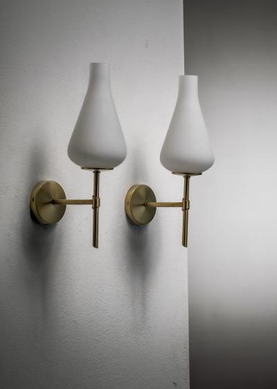 Birger Dahl Pair of Birger Dahl wall lamps