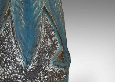 Birger str m Sculptural Brutalist Table Lamp by Birger str m