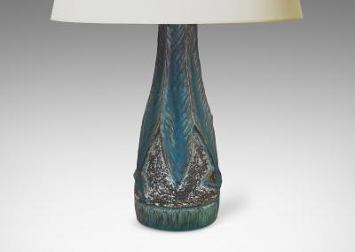 Birger str m Sculptural Brutalist Table Lamp by Birger str m