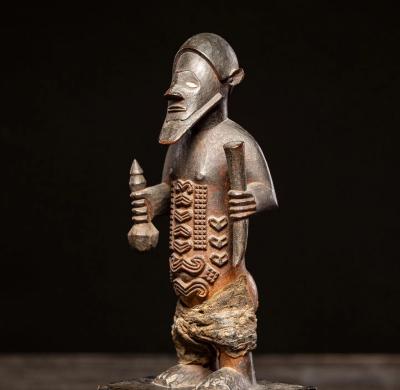 Biteki Power Figure with loincloth Bembe People DRC