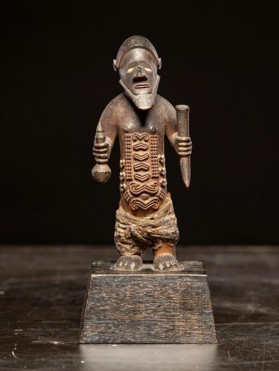 Biteki Power Figure with loincloth Bembe People DRC