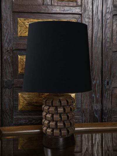 Bittersweet Glazed Mini Hex Lamp