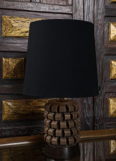 Bittersweet Glazed Mini Hex Lamp