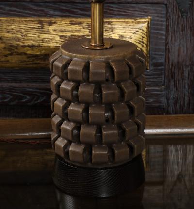 Bittersweet Glazed Mini Hex Lamp