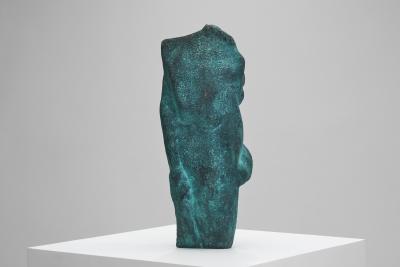 Bj rn Selder Patinated Bronze Sculpture Sweden 1970s