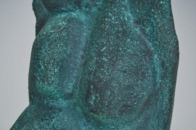 Bj rn Selder Patinated Bronze Sculpture Sweden 1970s