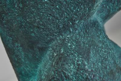 Bj rn Selder Patinated Bronze Sculpture Sweden 1970s