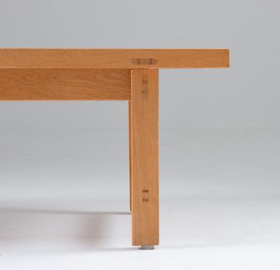 Bj rnums M belfabriker Swedish Midcentury Bench in Oak by Hugo Svensson 1960s