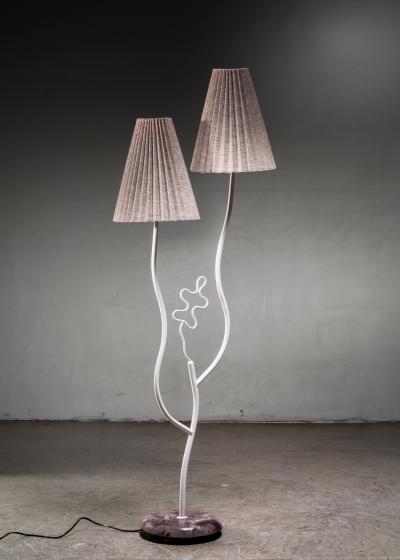 Bjerk s Armatur Bjerkas metal floor lamp