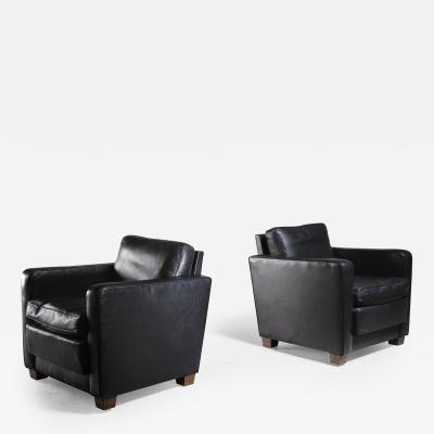 Bjorn Tragardh Bjorn Tragardh pair of club chairs