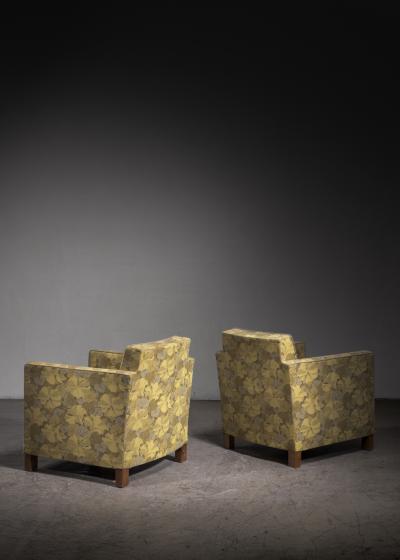 Bjorn Tragardh Pair of Scandinavian Modern easy chairs