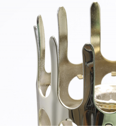 Bjorn Wiinblad Bj rn Wiinblad A set of three Hurricane in polished nickel by BJ RN WIINBLAD