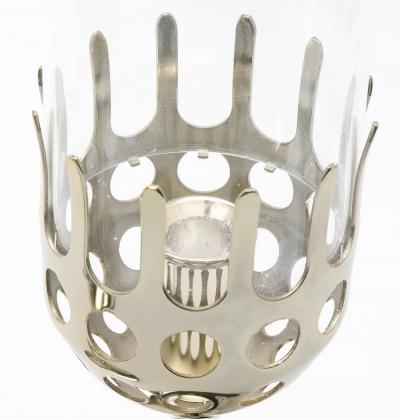 Bjorn Wiinblad Bj rn Wiinblad A set of three Hurricane in polished nickel by BJ RN WIINBLAD