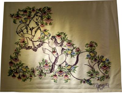 Bjorn Wiinblad Bj rn Wiinblad Bjorn Wiinblad hand made tapestry 1918 2006 