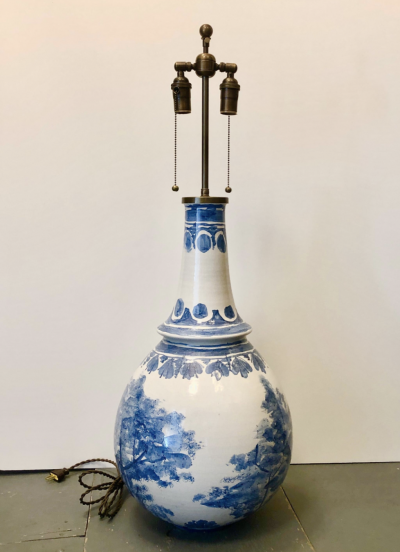 Bjorn Wiinblad Bj rn Wiinblad Large size uniques table lamp by Bjorn Wiinblad