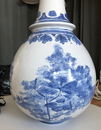 Bjorn Wiinblad Bj rn Wiinblad Large size uniques table lamp by Bjorn Wiinblad