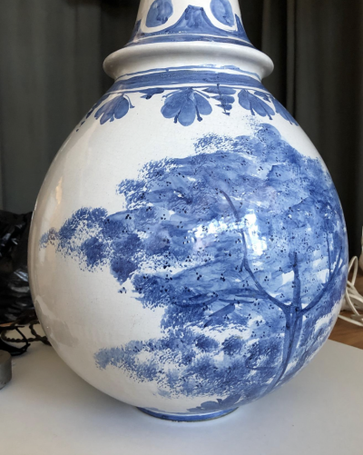 Bjorn Wiinblad Bj rn Wiinblad Large size uniques table lamp by Bjorn Wiinblad