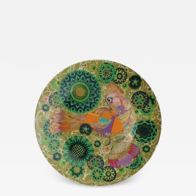 Bjorn Wiinblad Bj rn Wiinblad Peacock Charger