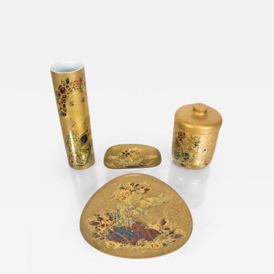 Bjorn Wiinblad Bj rn Wiinblad Rosenthal Studio Hand Painted Gilded Objects