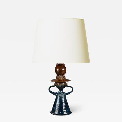 Bjorn Wiinblad Bj rn Wiinblad Table Lamp with Female Figure Base by Bjorn Wiinblad