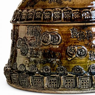 Bjorn Wiinblad Bj rn Wiinblad Tall Table Lamp with Rich Ornamentation by Bj rn Wiinblad