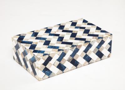 Bkue White Bone Horn Box