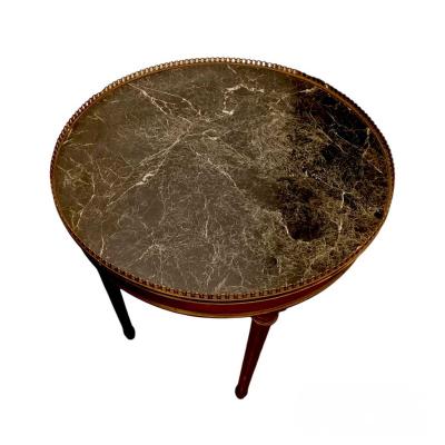 Black Bouillotte Style Table