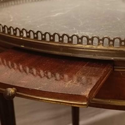 Black Bouillotte Style Table